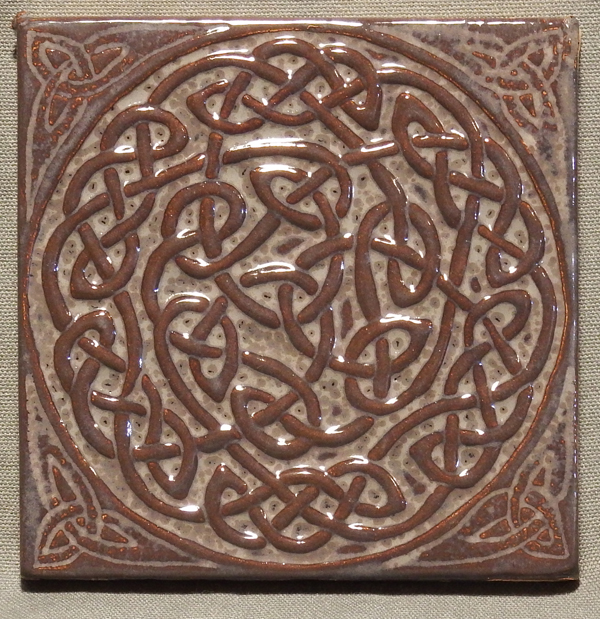 Ceramic celtic tile