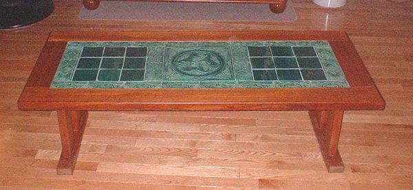 decorative ceramic tile table