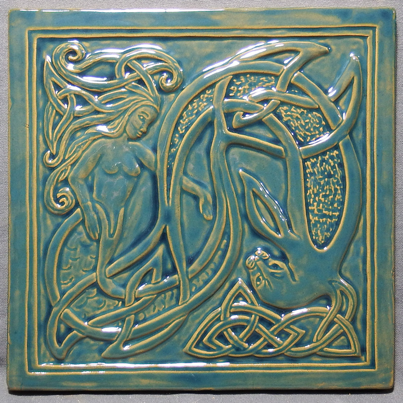 Celtic ceramic tile