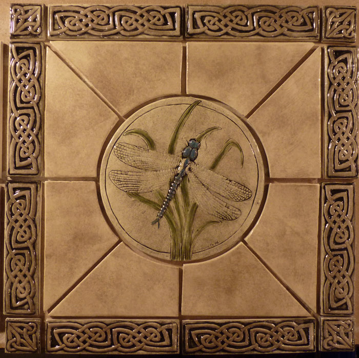 decoratve ceramic dragonfly set